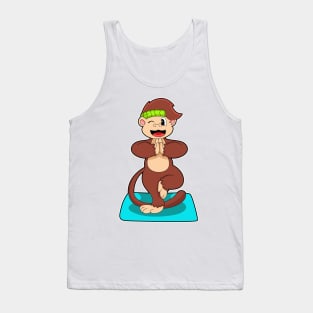 Monkey at Yoga in Standing Tank Top